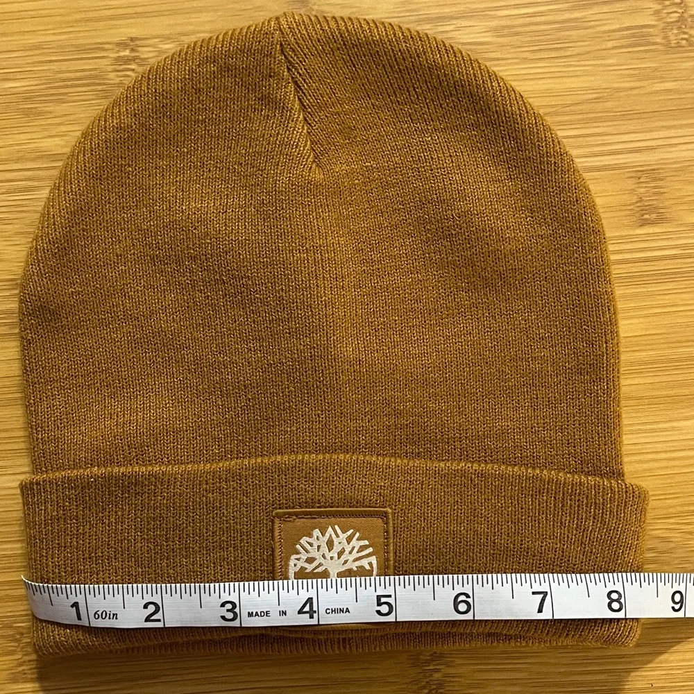 Timberland Golden Tan Knit Cuffed Beanie